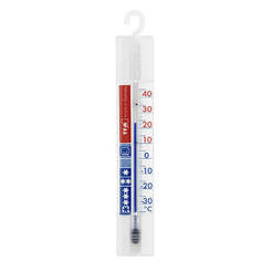 Plastic thermometer 153x24mm for freezer-refrigerator