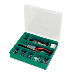 Organizer box for tools and accessories №33-9, 9 sections 215 x 207 x 42mm