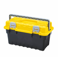 Strongo tool case - 18" , 458 x 247 x 233mm, reinforced, with metal fasteners