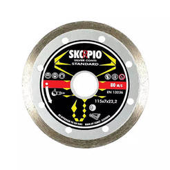 Диамантен диск за рязане на гранитогрес 115 х 22.2мм SKORPIO SILVER CONTI SWATYCOMET