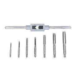 Set of taps for threading 8 parts, M3 - M12