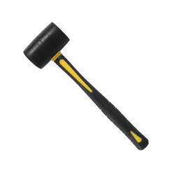 Rubber hammer 450g ф59mm, with fiberglass handle