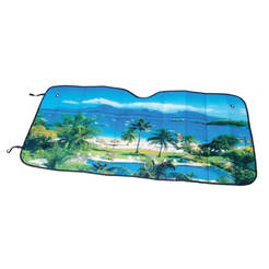 Car sunshade 130x60 cm double-sided, picture