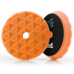 Velcro polishing sponge - F 150 x 25 mm, soft, orange
