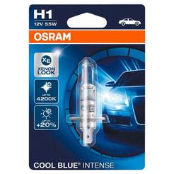 Автомобилна крушка H1 Cool Blue Intense 64150CBN - 12V/55W, 5000K, висок контраст