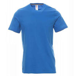 Тениска 100% памук - размер M, цвят кралско син, Sunset