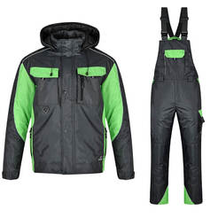 Зимняя куртка Braver S из полиэстера с защитой от холода и влаги Серый Зеленый