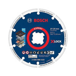 Алмазный диск X-LOCK по металлу, нержавеющему металлу и чугуну 125 х 22,23 х 1,6 мм