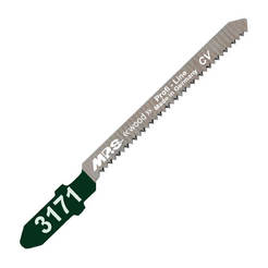 Нож для лобзика - 2 х 20 мм, по дереву, для криволинейной резки, 2 шт.