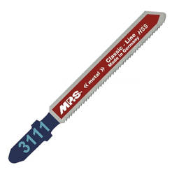 Нож за прободен трион - 1 х 3мм, за метал, за право рязане, 2бр.