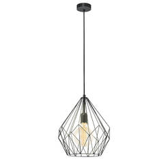 Hanging luminaire - Pendant lamp CARLTON Ф310mm 1 x 60W, E27 black