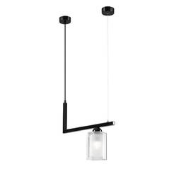 Светильник - подвесной стиль лофт 1xE27 60W металл черный PETRA