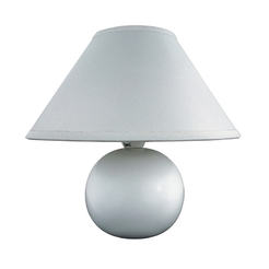 Красивая настольная лампа 1 x 40W E14 белая ARIEL