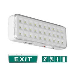 Emergency lighting EXIT 3W, 6400K, IP20