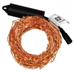 Copper wire light cable with adapter 20 strings x 2m/400LED 6W 4000K IP54