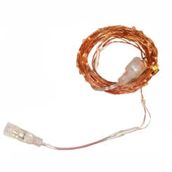 Copper wire light cable with batteries 10m/100LED 1.5W 4000K IP54