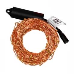 Copper wire light cable with adapter 2 strings x 2m/240LED 5W 3000K IP54