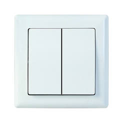 Dual / serial electric switch DARIA cx5 white MUTLUSAN