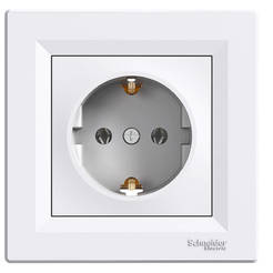 Single electrical outlet 16A ASFORA SCHNEIDER ELECTRIC