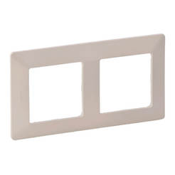 Decorative double frame-module for switches and sockets VALENA LIFE LEGRAND