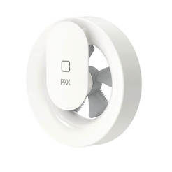 Умный вентилятор для ванной f100-140мм 20дБ белый Pax Norte 110м3/ч управление по телефону