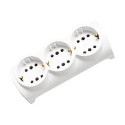 Contact adapter 3 x 16A white ATRA