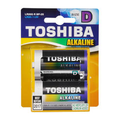 Батерия D LR20 2 броя/блистер TOSHIBA