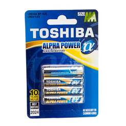 Батерия Alpha Power AAA LR03 4броя/блистер TOSHIBA