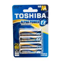 Батарея Alpha Power AA LR6G 4шт/блистер TOSHIBA