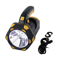 Rechargeable flashlight and lamp with T6 LED 400 lumens 3.7V 3Ah Li-Ion