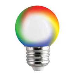 Diode LED lamp COLORS - RGB 0.5W E27 G45 25000h VIVALUX