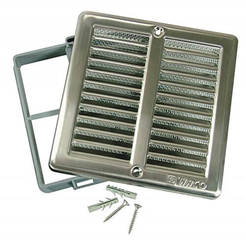 Ventilation grille VM 150 x 150 N chrome HACO