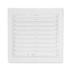 Ventilation grille VM 200 x 200 U white + blind HACO