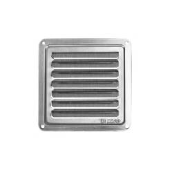 Ventilation grille VM 100 x 100 K stainless steel + HACO mesh