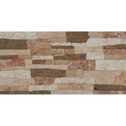 Facing stone Adobe Quero 23 x 46 cm matt relief mix (1.5 square meters in a box)