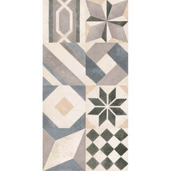 Granite tile Fiore Avenue Decor 30 x 60cm matt gray patchwork 9547 (1.62 sq.m/carton)