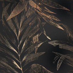 Decor Sophie Oro Lamina 59.8 x 59.8 cm black gloss - 2 pieces