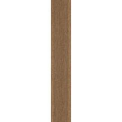 Плитка гранитная имитация террасной доски Морской коричневый 15х90 см матовая рельефная (1,22 кв.м/коробка)