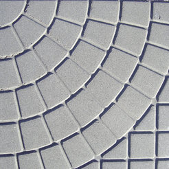 Pavement garden tile 40 x 40 x 5 cm Gray, Embossed SEMMELROCK