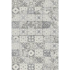 Fika carpet 140 x 190 cm, silver / anthracite