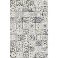 Fika carpet 120 x 170 cm, silver / anthracite