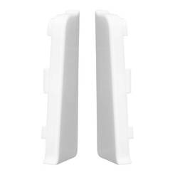 Corks for floor skirting White - 2 pcs / pack