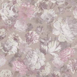 Wallpaper fleece solid vinyl, silk flowers pearl pink News