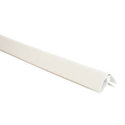 Straight PVC corner / corner strip with a length of 2.6 m