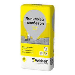 Adhesive for aerated concrete 25 kg 100G WEBER 42pcs / pallet