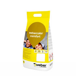 Webercolor comfort grout for joints up to 6 mm, waterproof 1 kg - W011 white