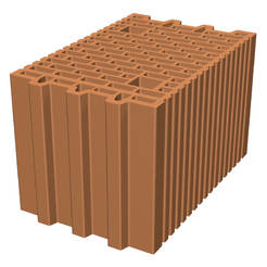 Керамический блок Porotherm 25 - 375х250х238мм