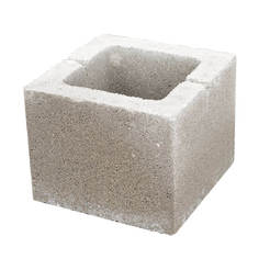 Concrete body single 25 x 25 x 20 cm, gray (60 pcs / pallet)