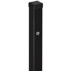 Column for fence door 100 x 100 x 2400 mm galvanized RAL 9005