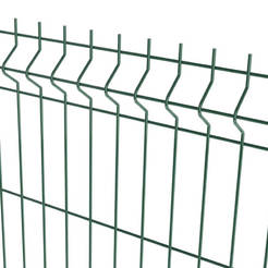 Fence panel f4.3mm green RAL 6005 153 x 251cm